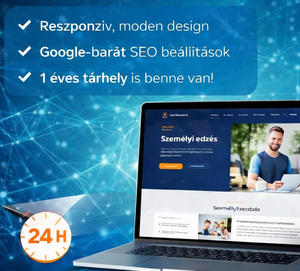 Új weboldal csak 99.900 Ft